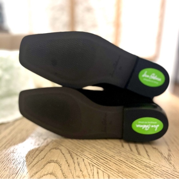 Sam Edelman Clive Black Suede Riding Women’s Boots with Gold Accent. Sz 7.5 - Picture 3 of 8